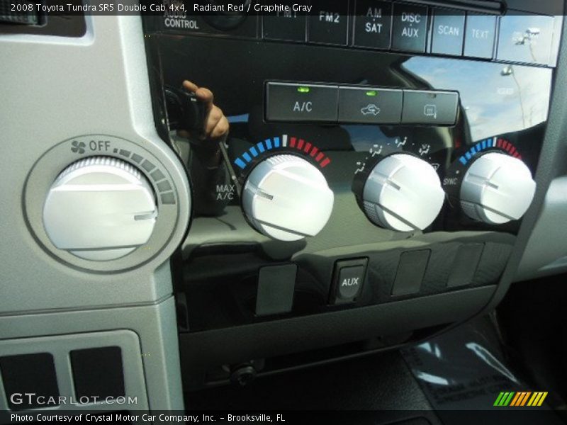 Radiant Red / Graphite Gray 2008 Toyota Tundra SR5 Double Cab 4x4