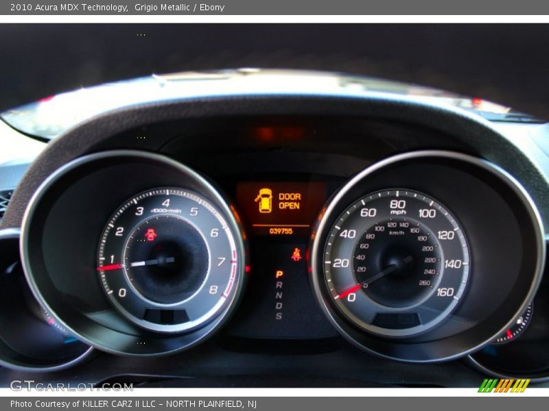Grigio Metallic / Ebony 2010 Acura MDX Technology