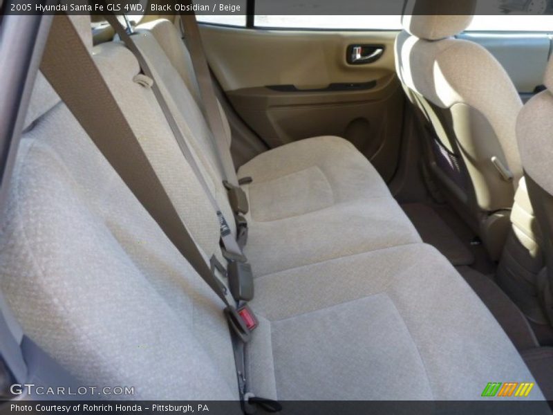 Black Obsidian / Beige 2005 Hyundai Santa Fe GLS 4WD