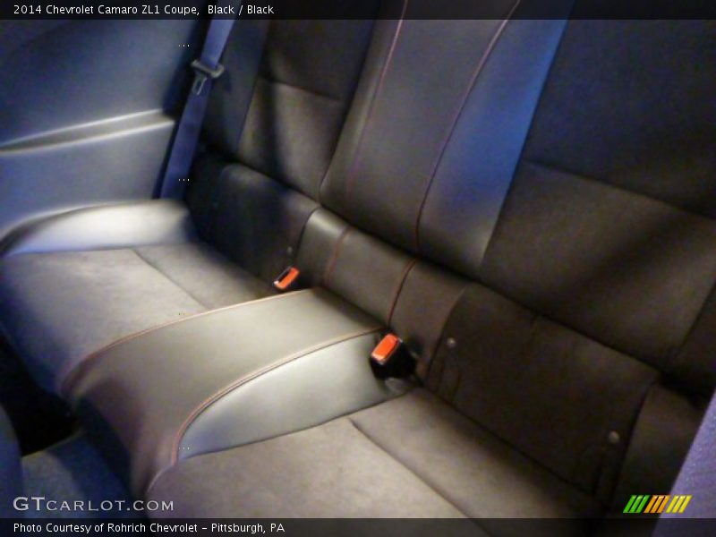 Rear Seat of 2014 Camaro ZL1 Coupe