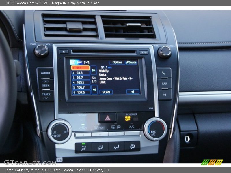 Magnetic Gray Metallic / Ash 2014 Toyota Camry SE V6
