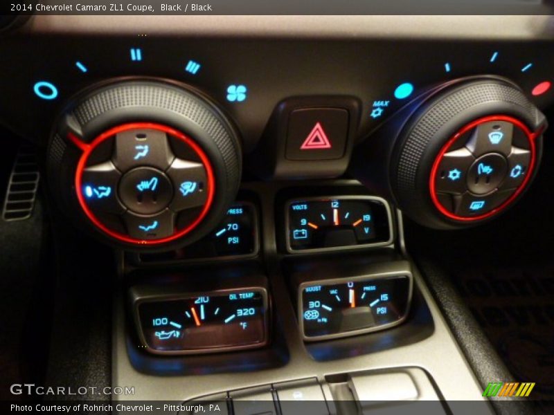Controls of 2014 Camaro ZL1 Coupe