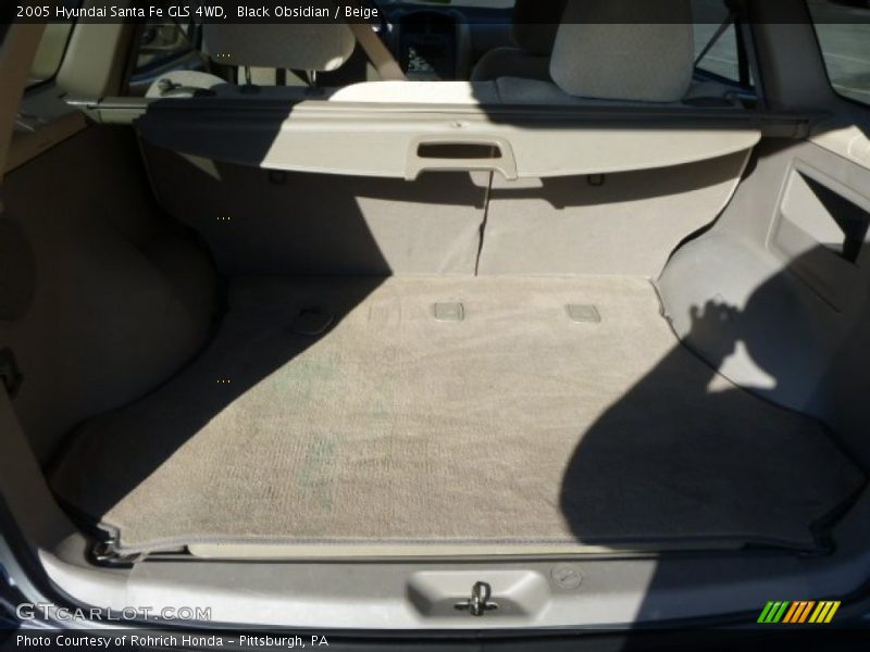 Black Obsidian / Beige 2005 Hyundai Santa Fe GLS 4WD