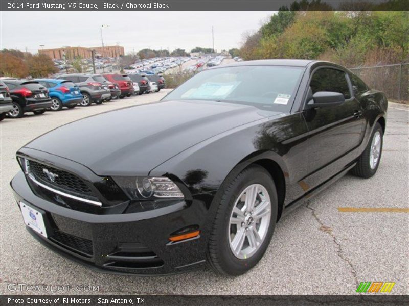 Black / Charcoal Black 2014 Ford Mustang V6 Coupe