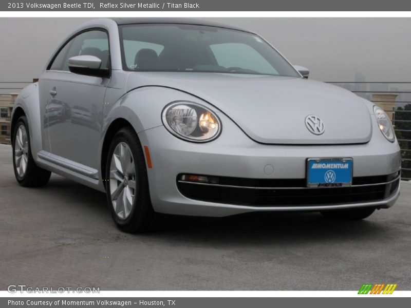 Reflex Silver Metallic / Titan Black 2013 Volkswagen Beetle TDI