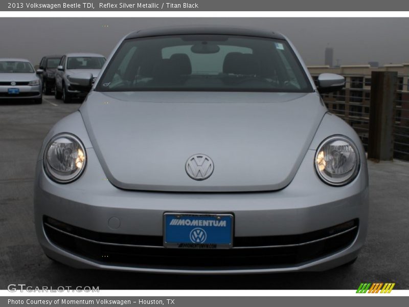 Reflex Silver Metallic / Titan Black 2013 Volkswagen Beetle TDI