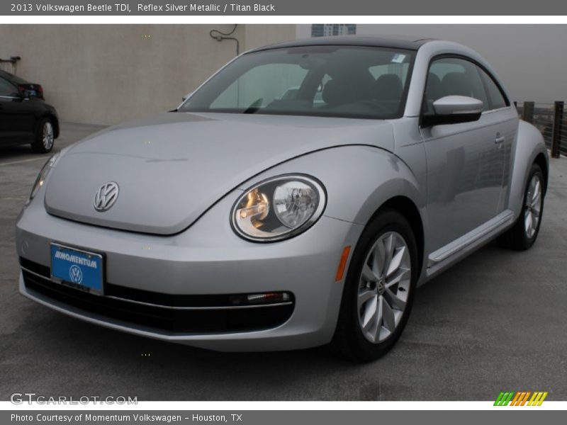 Reflex Silver Metallic / Titan Black 2013 Volkswagen Beetle TDI