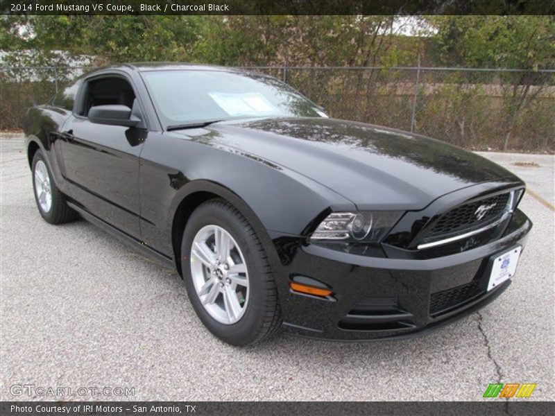 Black / Charcoal Black 2014 Ford Mustang V6 Coupe