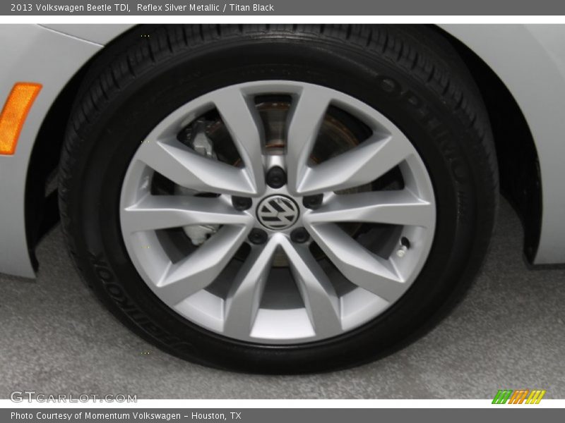 Reflex Silver Metallic / Titan Black 2013 Volkswagen Beetle TDI