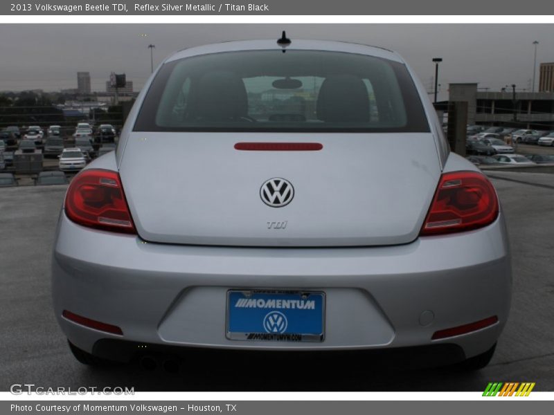 Reflex Silver Metallic / Titan Black 2013 Volkswagen Beetle TDI