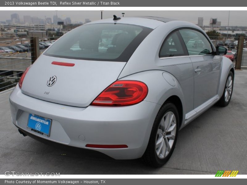 Reflex Silver Metallic / Titan Black 2013 Volkswagen Beetle TDI