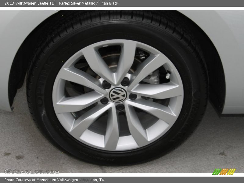 Reflex Silver Metallic / Titan Black 2013 Volkswagen Beetle TDI