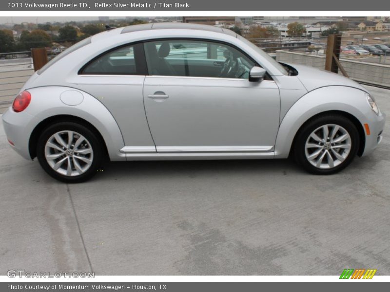 Reflex Silver Metallic / Titan Black 2013 Volkswagen Beetle TDI
