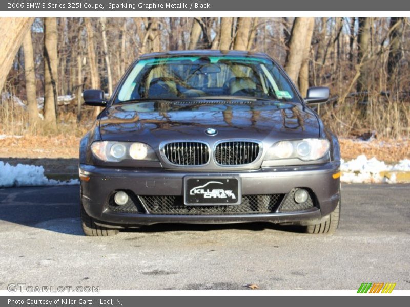 Sparkling Graphite Metallic / Black 2006 BMW 3 Series 325i Coupe