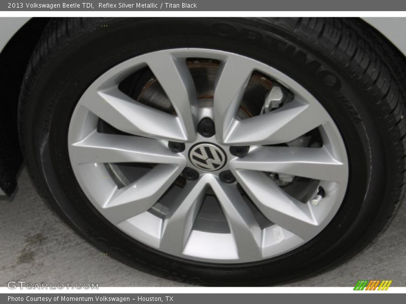 Reflex Silver Metallic / Titan Black 2013 Volkswagen Beetle TDI