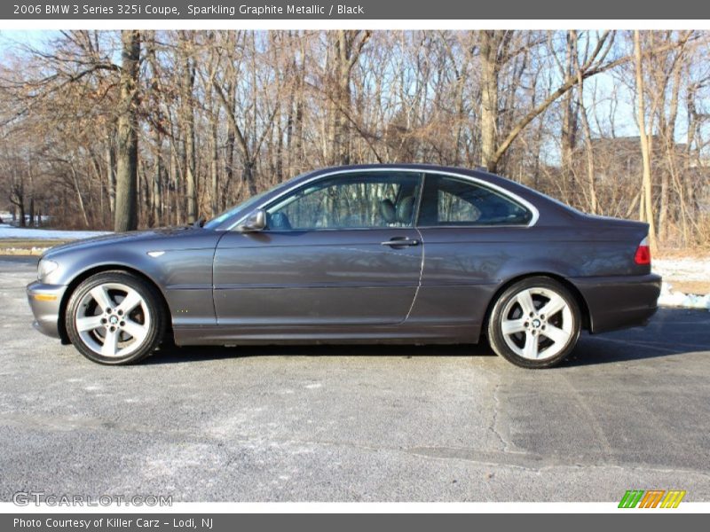 Sparkling Graphite Metallic / Black 2006 BMW 3 Series 325i Coupe