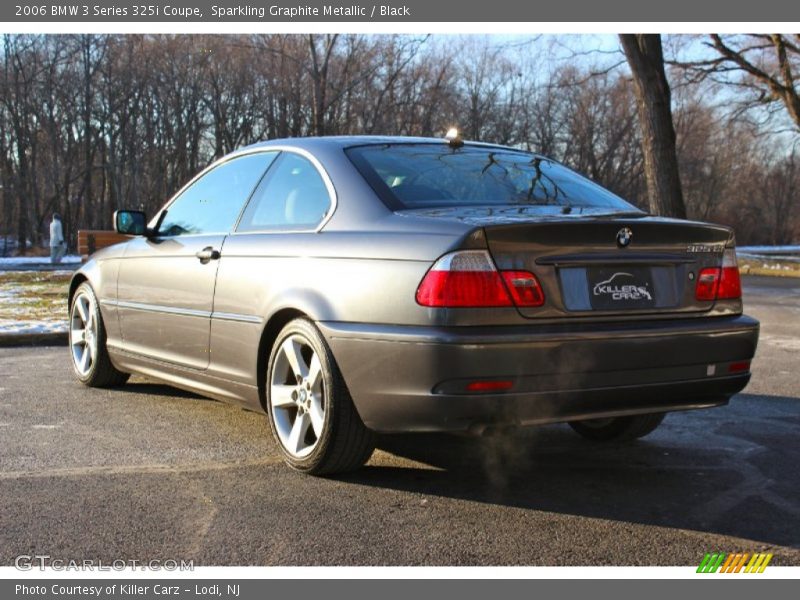 Sparkling Graphite Metallic / Black 2006 BMW 3 Series 325i Coupe
