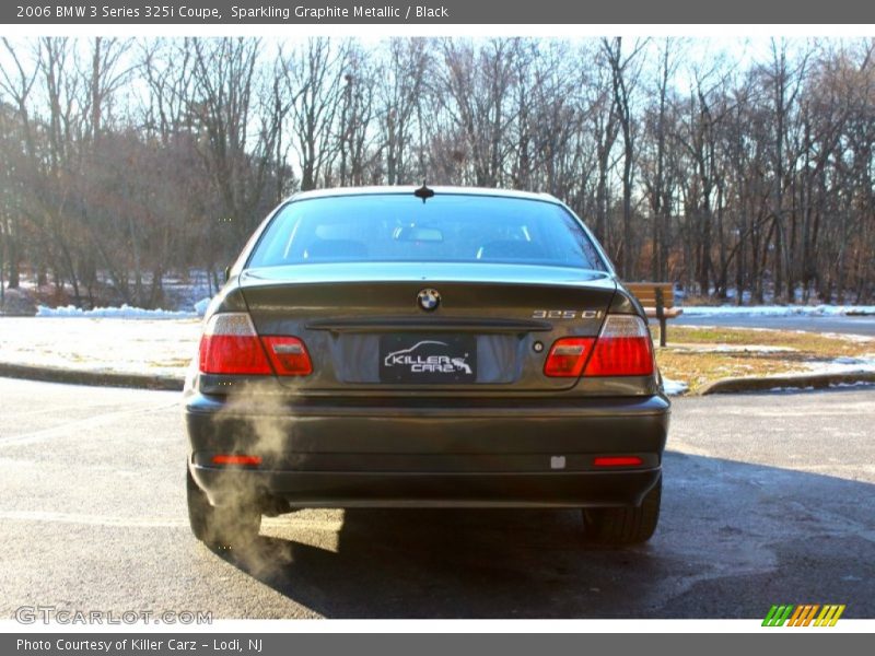 Sparkling Graphite Metallic / Black 2006 BMW 3 Series 325i Coupe