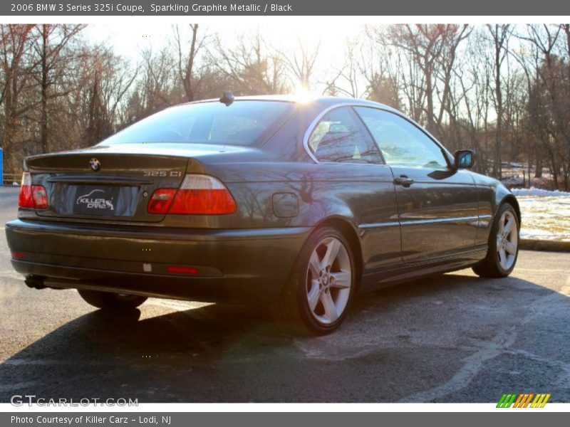 Sparkling Graphite Metallic / Black 2006 BMW 3 Series 325i Coupe