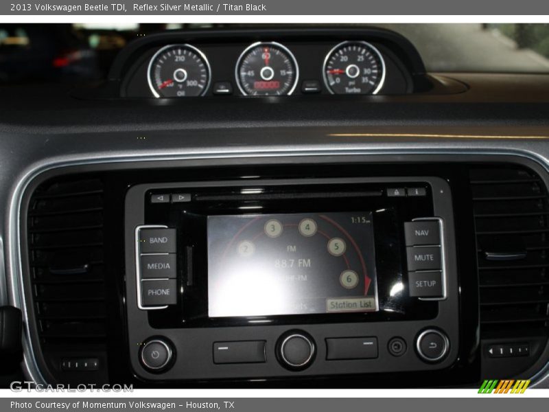 Reflex Silver Metallic / Titan Black 2013 Volkswagen Beetle TDI