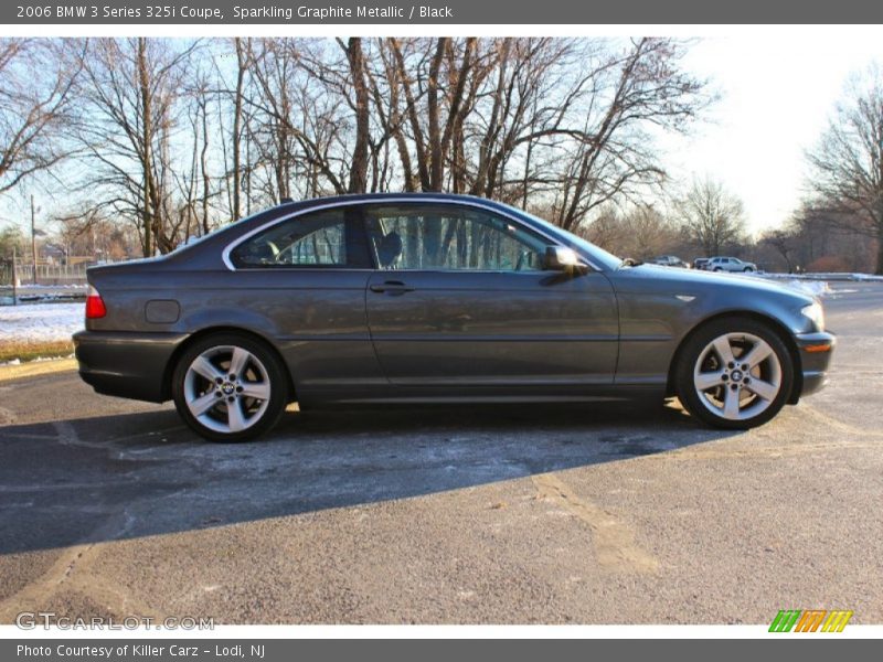 Sparkling Graphite Metallic / Black 2006 BMW 3 Series 325i Coupe