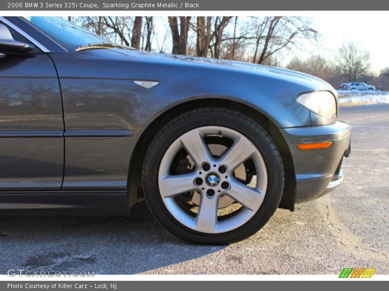 Sparkling Graphite Metallic / Black 2006 BMW 3 Series 325i Coupe