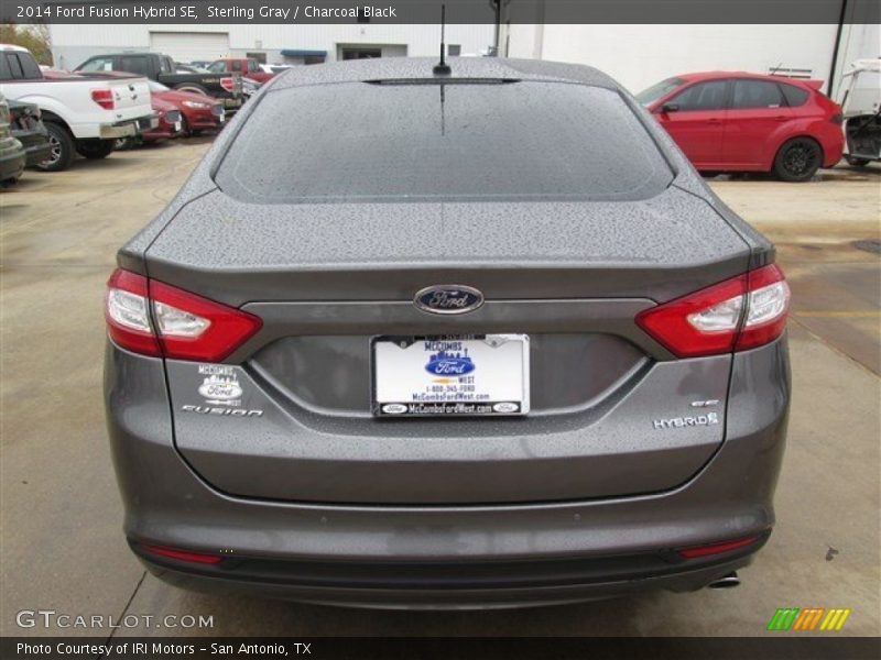 Sterling Gray / Charcoal Black 2014 Ford Fusion Hybrid SE