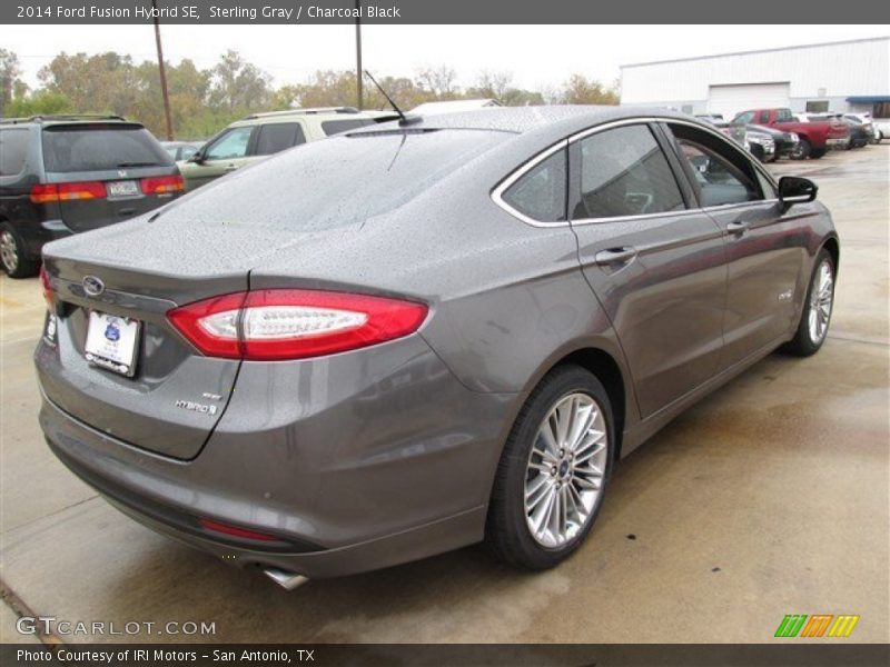 Sterling Gray / Charcoal Black 2014 Ford Fusion Hybrid SE