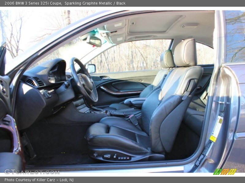 Sparkling Graphite Metallic / Black 2006 BMW 3 Series 325i Coupe
