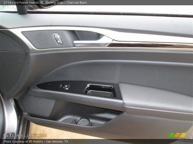 Sterling Gray / Charcoal Black 2014 Ford Fusion Hybrid SE