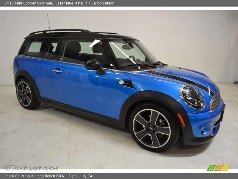 Laser Blue Metallic / Carbon Black 2012 Mini Cooper Clubman