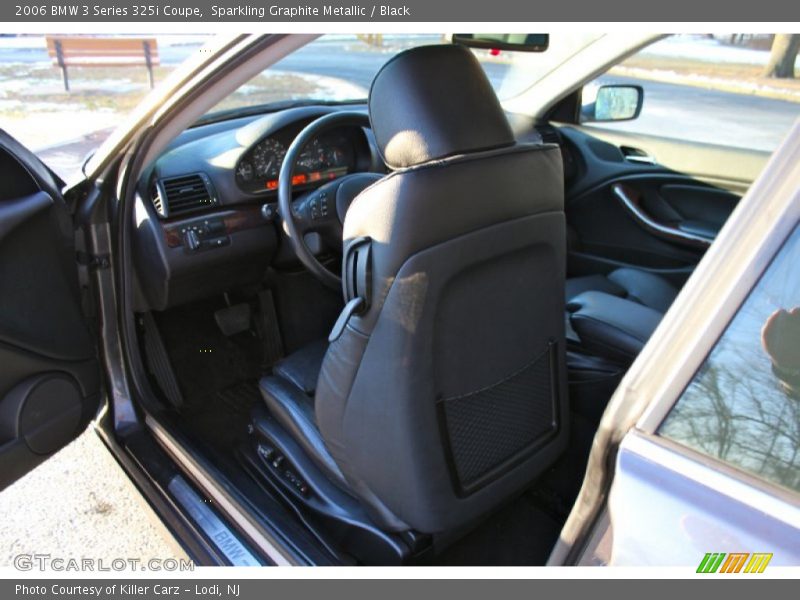 Sparkling Graphite Metallic / Black 2006 BMW 3 Series 325i Coupe