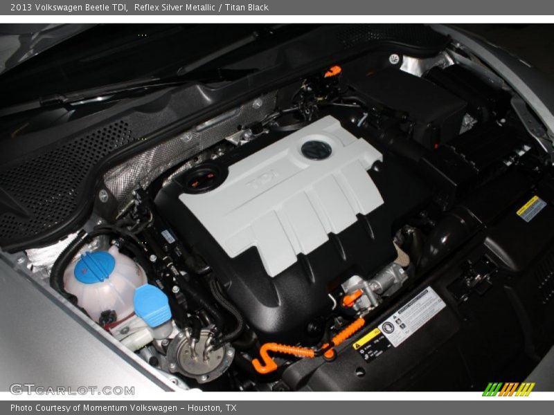 Reflex Silver Metallic / Titan Black 2013 Volkswagen Beetle TDI