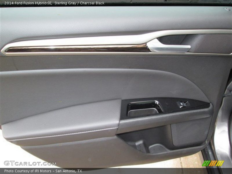 Sterling Gray / Charcoal Black 2014 Ford Fusion Hybrid SE