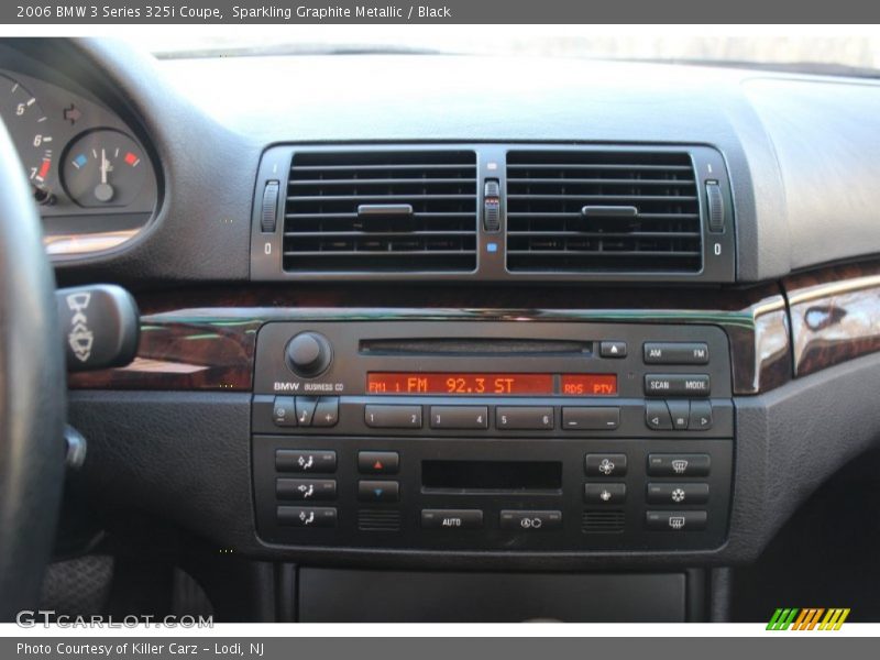 Sparkling Graphite Metallic / Black 2006 BMW 3 Series 325i Coupe