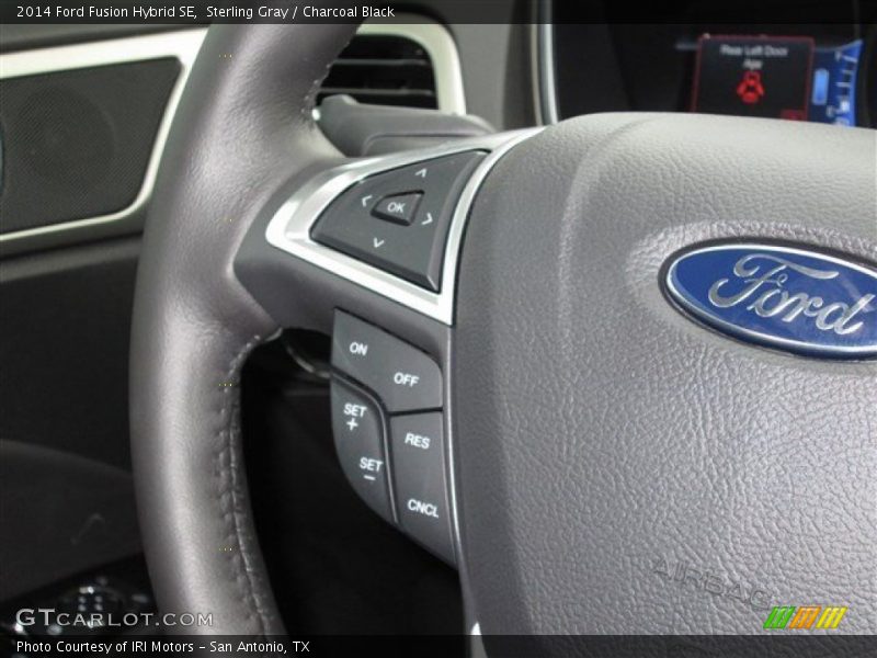 Sterling Gray / Charcoal Black 2014 Ford Fusion Hybrid SE