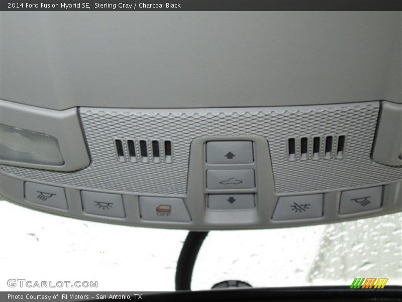 Sterling Gray / Charcoal Black 2014 Ford Fusion Hybrid SE