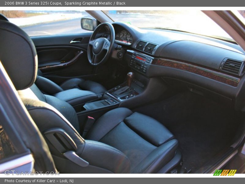 Sparkling Graphite Metallic / Black 2006 BMW 3 Series 325i Coupe