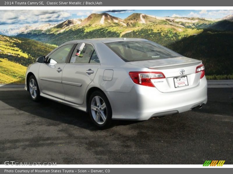 Classic Silver Metallic / Black/Ash 2014 Toyota Camry SE