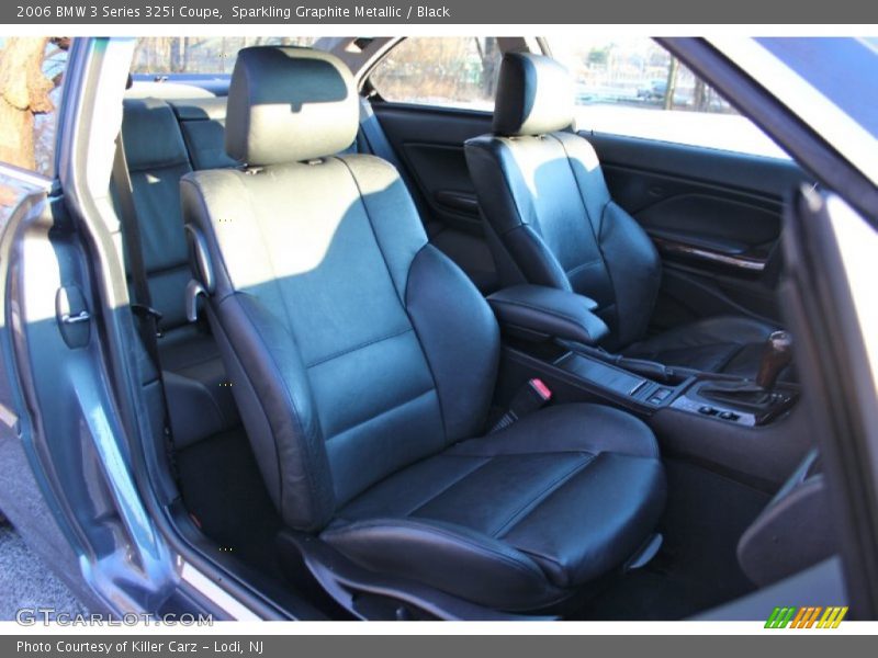 Sparkling Graphite Metallic / Black 2006 BMW 3 Series 325i Coupe