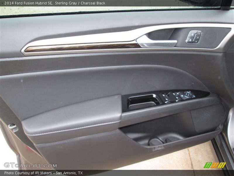 Sterling Gray / Charcoal Black 2014 Ford Fusion Hybrid SE