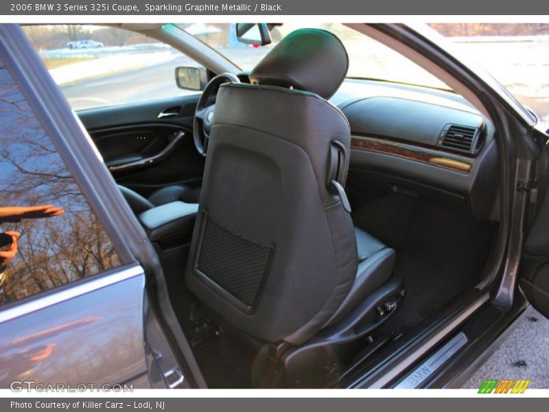 Sparkling Graphite Metallic / Black 2006 BMW 3 Series 325i Coupe