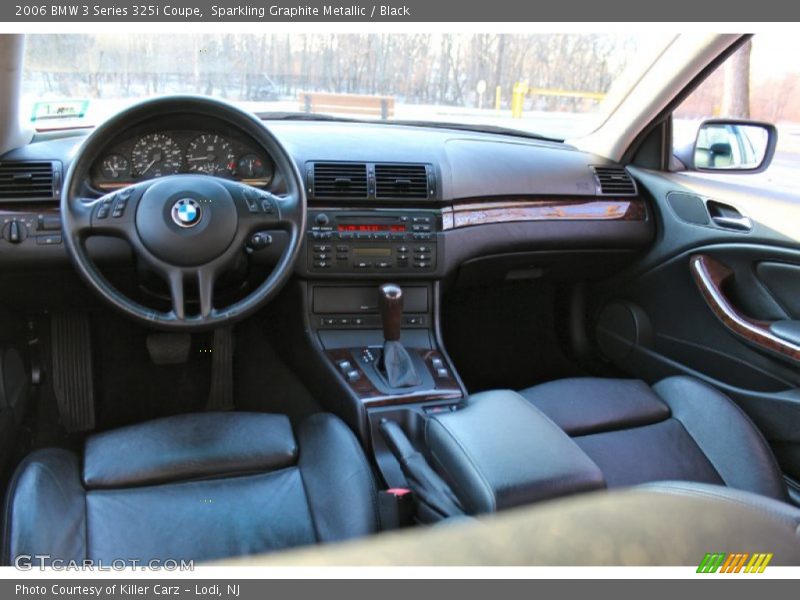 Sparkling Graphite Metallic / Black 2006 BMW 3 Series 325i Coupe