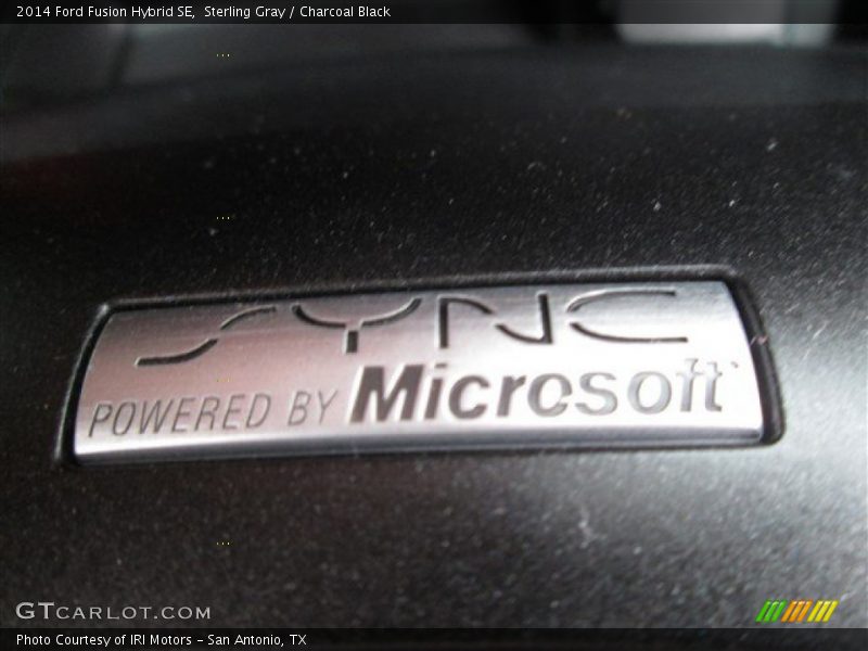 Sterling Gray / Charcoal Black 2014 Ford Fusion Hybrid SE