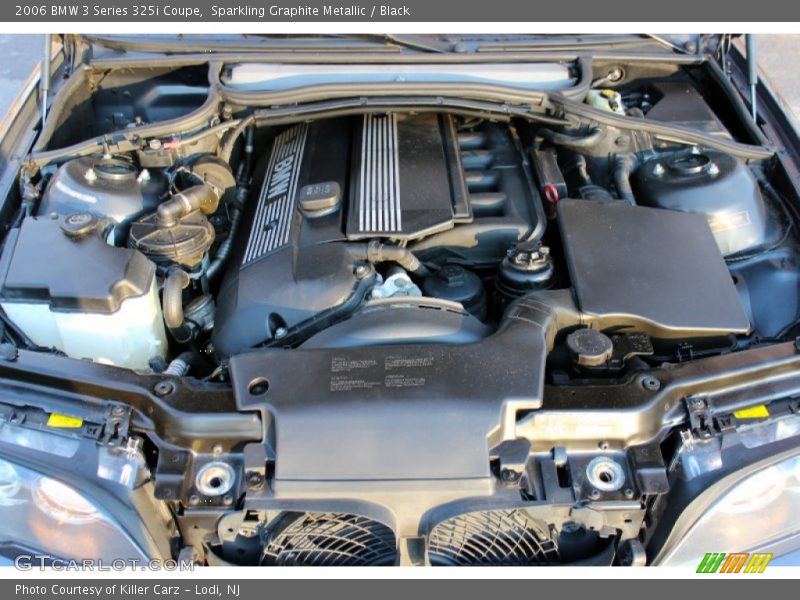 Sparkling Graphite Metallic / Black 2006 BMW 3 Series 325i Coupe