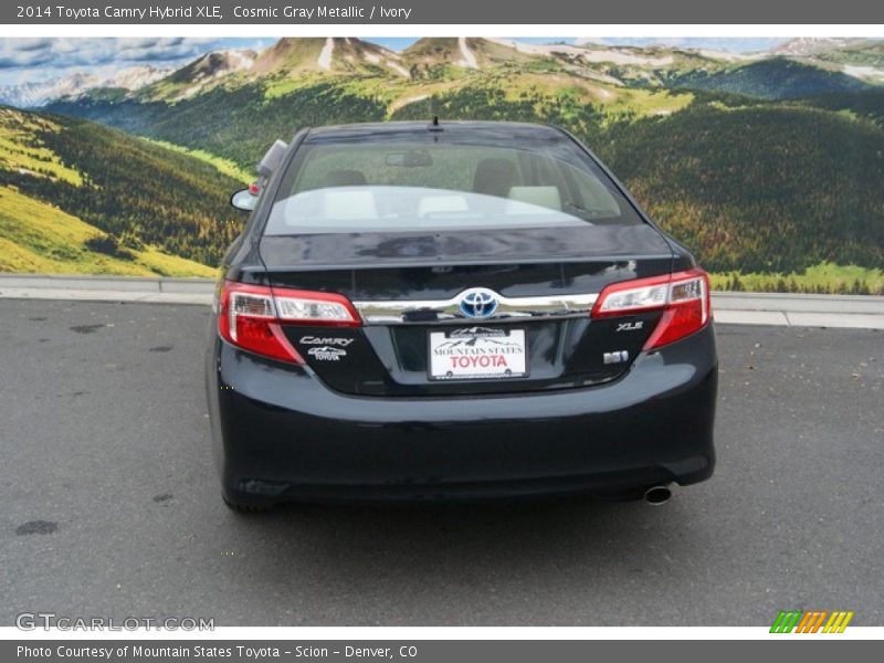 Cosmic Gray Metallic / Ivory 2014 Toyota Camry Hybrid XLE