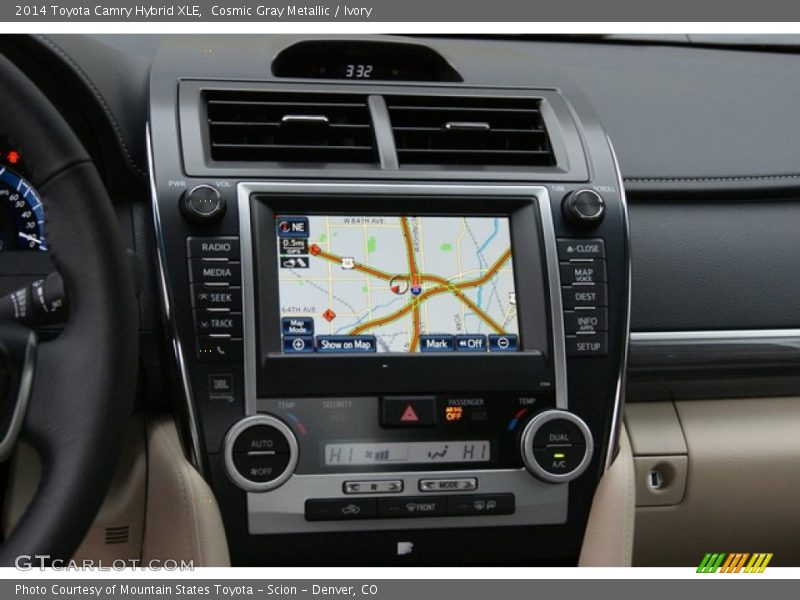 Cosmic Gray Metallic / Ivory 2014 Toyota Camry Hybrid XLE