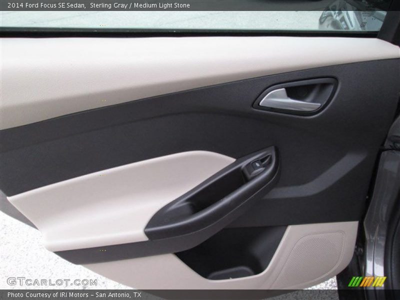 Sterling Gray / Medium Light Stone 2014 Ford Focus SE Sedan
