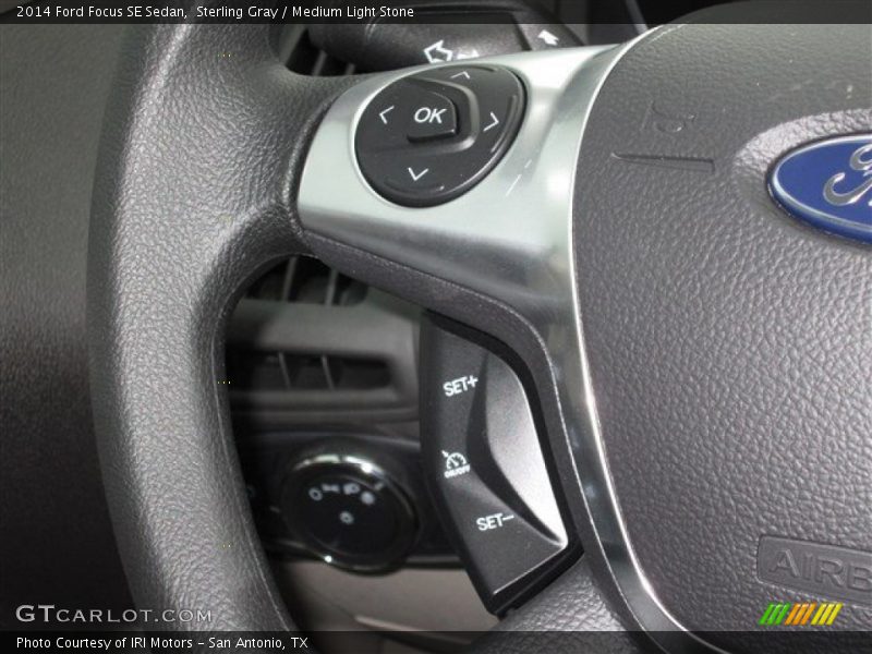 Sterling Gray / Medium Light Stone 2014 Ford Focus SE Sedan
