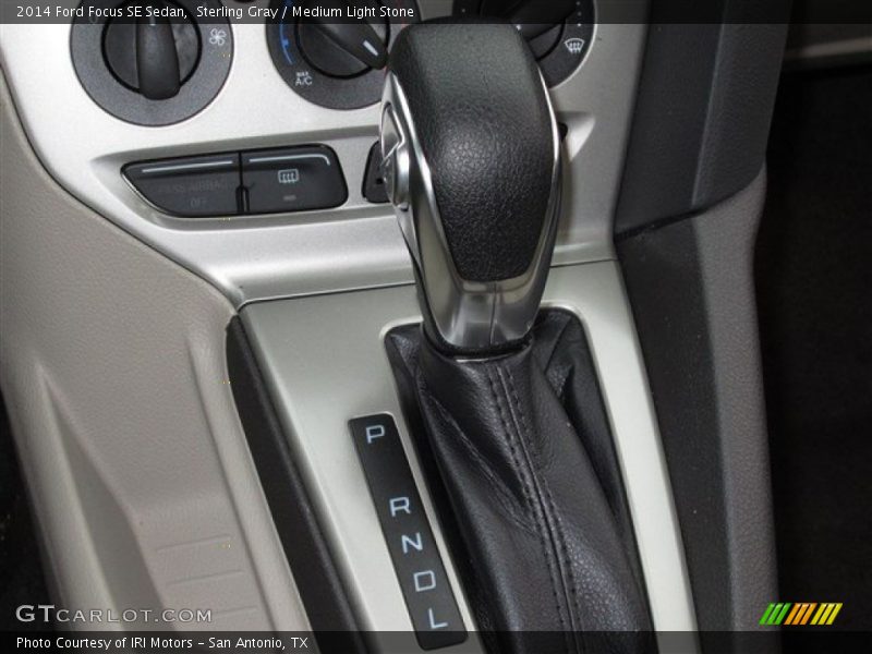 Sterling Gray / Medium Light Stone 2014 Ford Focus SE Sedan